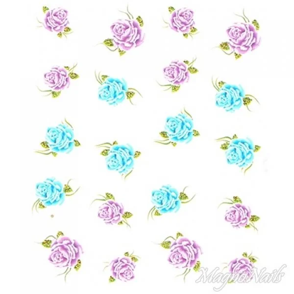 2D Nail Art One Stoke Sticker