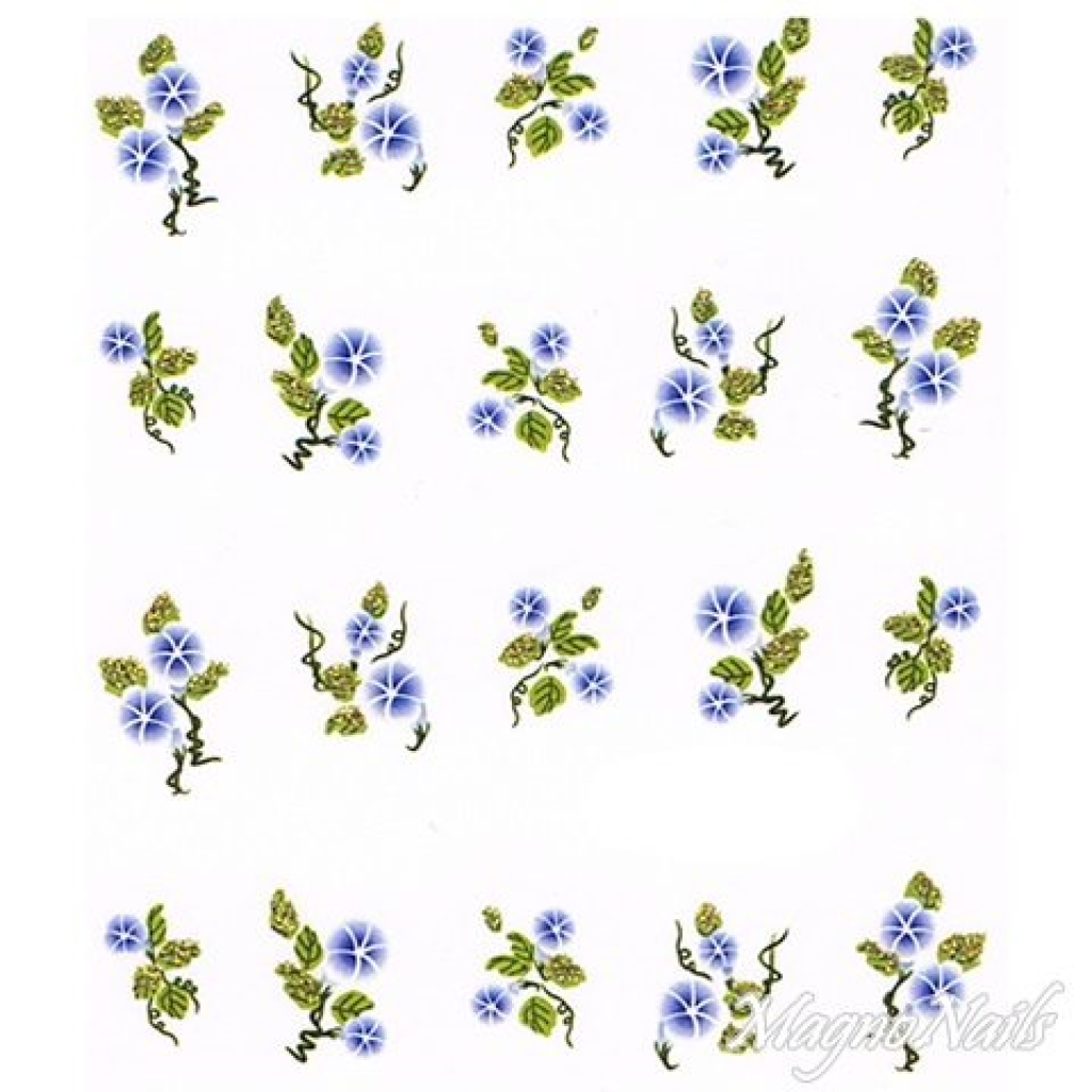 2D Nail Art One Stoke Sticker