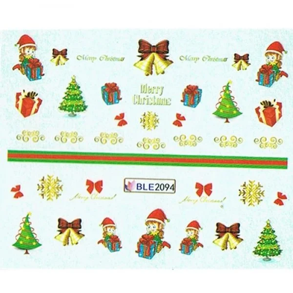 2D Nail Art One Stoke Sticker