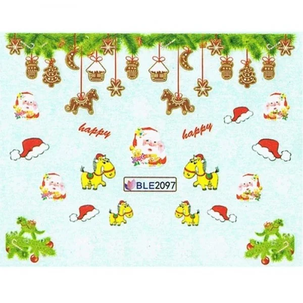 2D Nail Art One Stoke Sticker