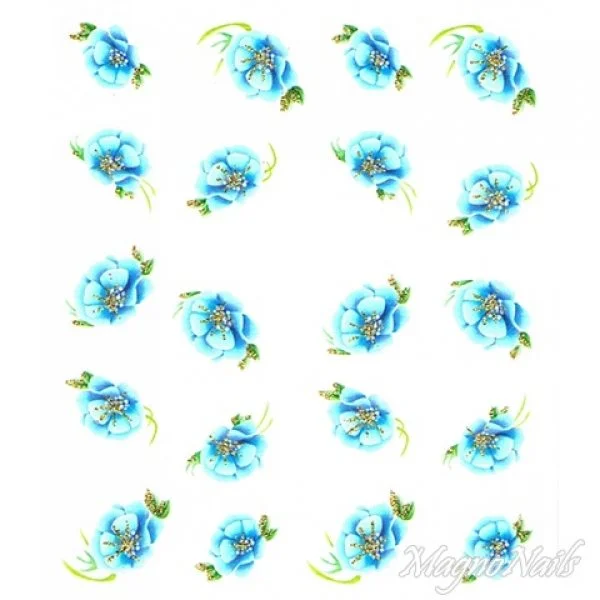 2D Nail Art One Stoke Sticker