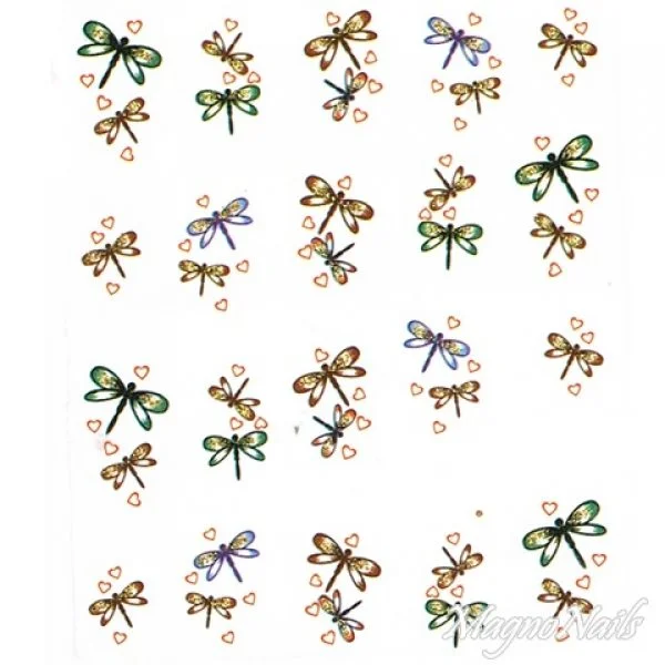 2D Nail Art One Stoke Sticker