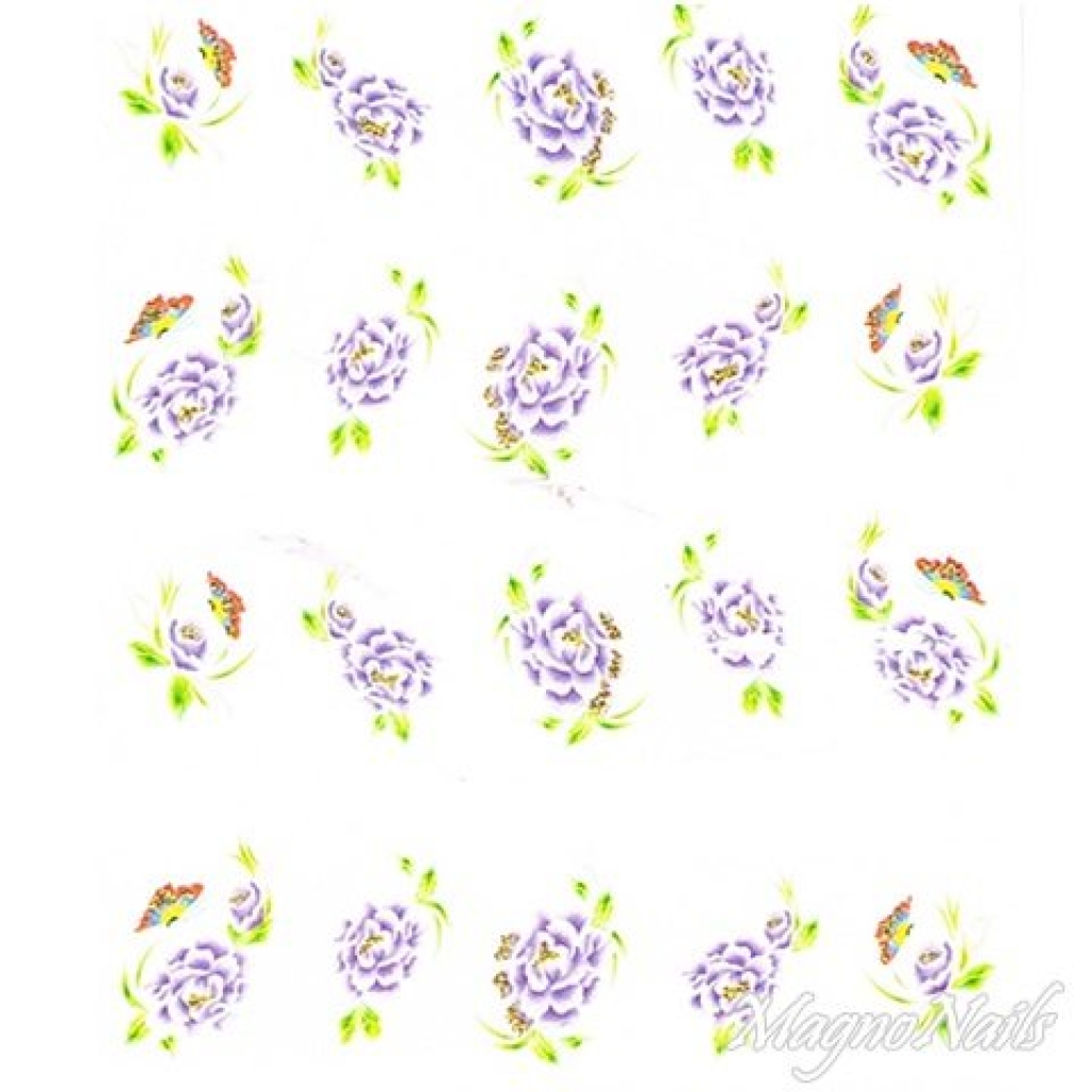 2D Nail Art One Stoke Sticker