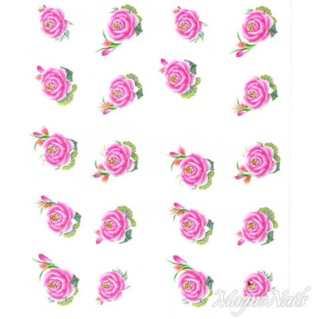 2D Nail Art One Stoke Sticker