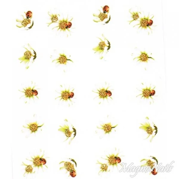 2D Nail Art One Stoke Sticker