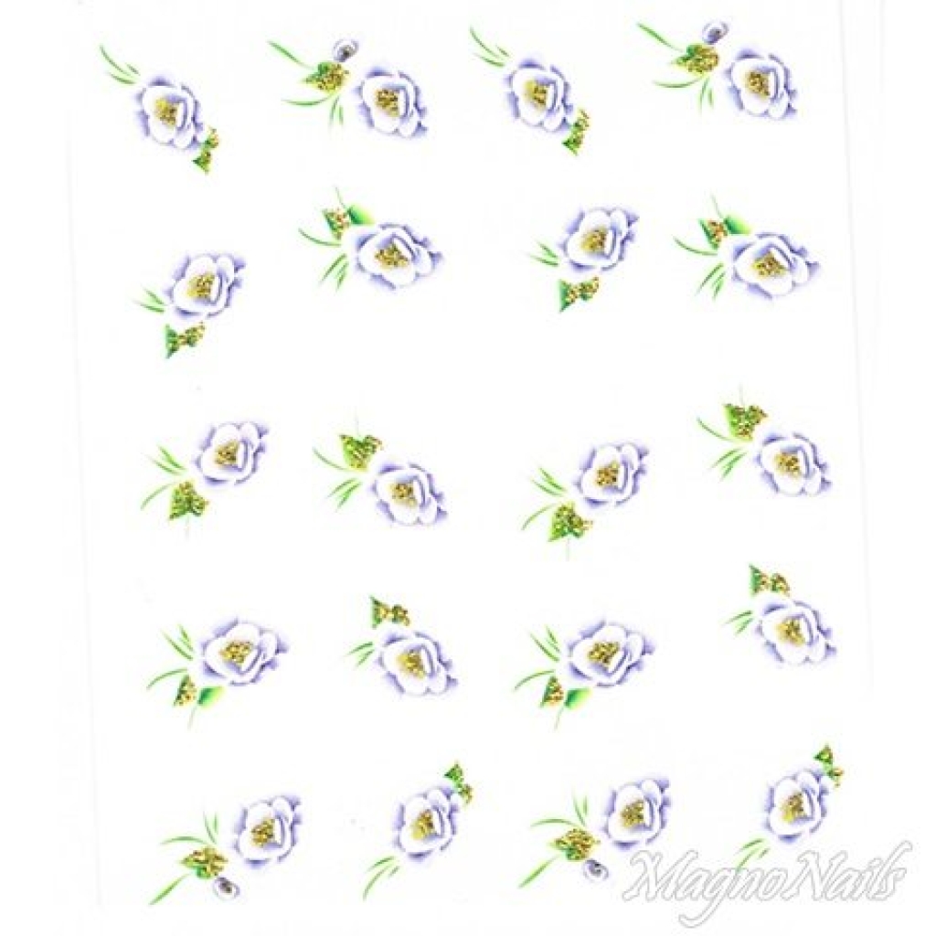 2D Nail Art One Stoke Sticker