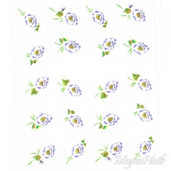 2D Nail Art One Stoke Sticker