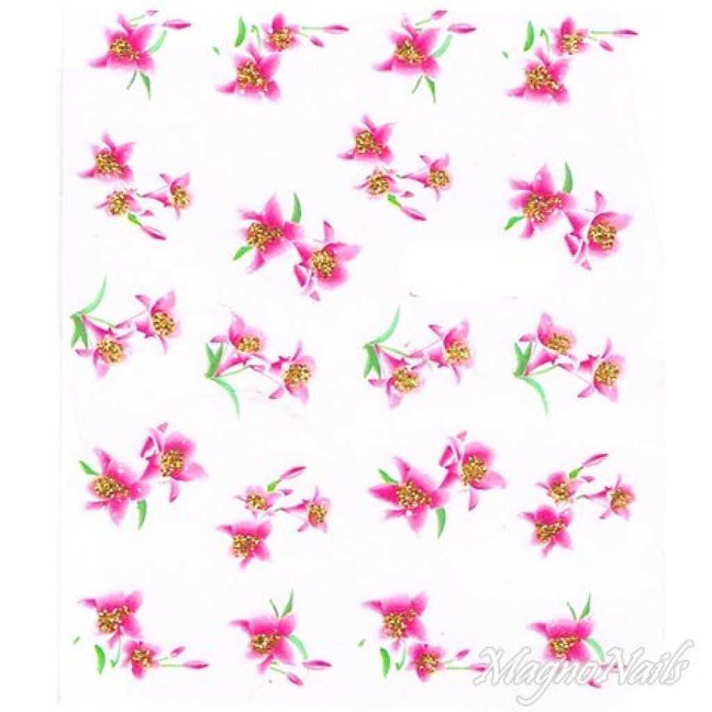 2D Nail Art One Stoke Sticker
