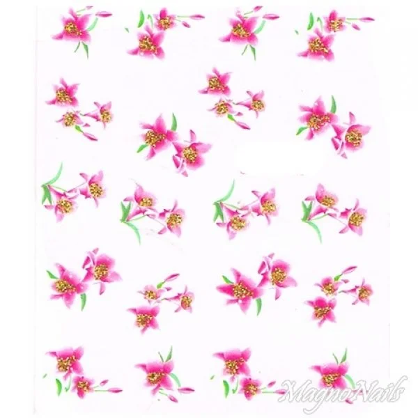 2D Nail Art One Stoke Sticker