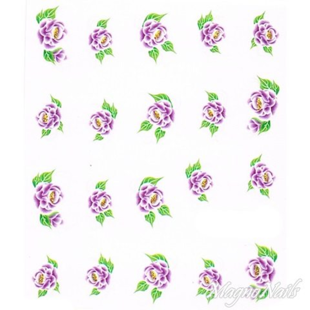 2D Nail Art One Stoke Sticker