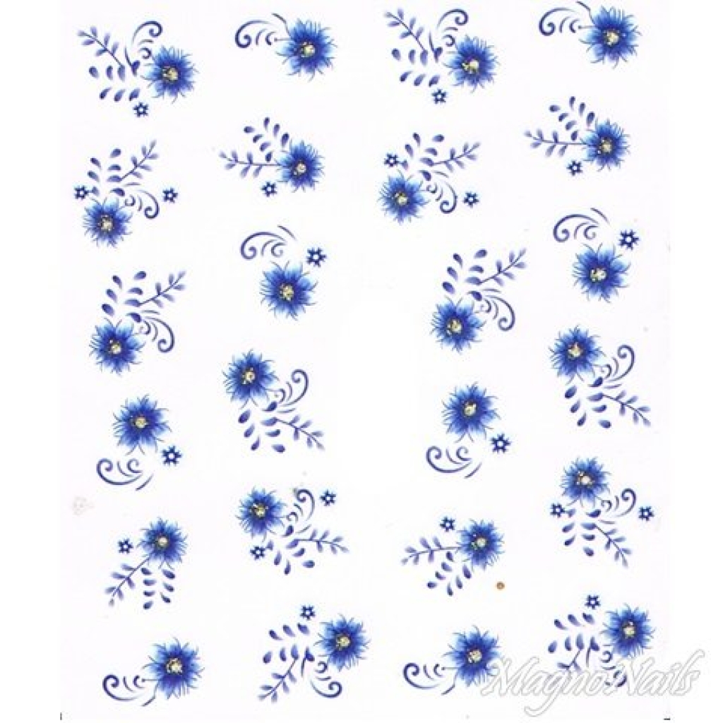 2D Nail Art One Stoke Sticker