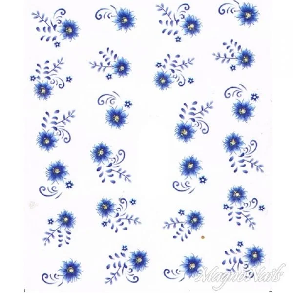 2D Nail Art One Stoke Sticker