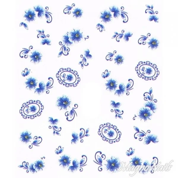 2D Nail Art One Stoke Sticker