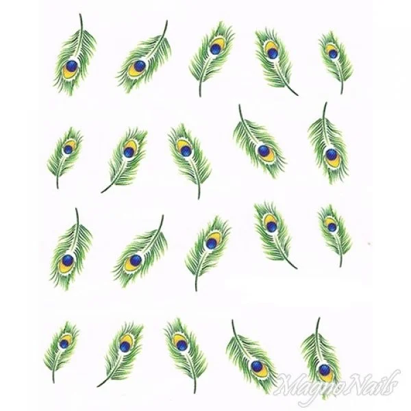 2D Nail Art One Stoke Sticker