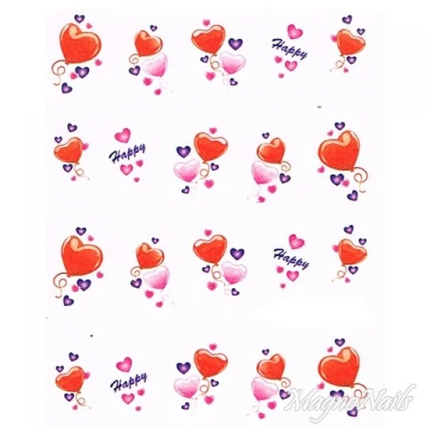 2D Nail Art One Stoke Sticker