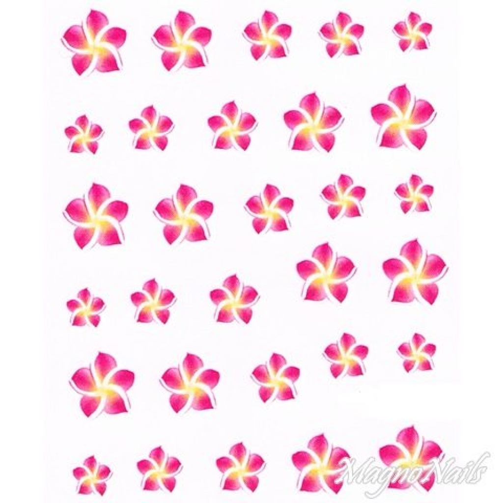 2D Nail Art One Stoke Sticker