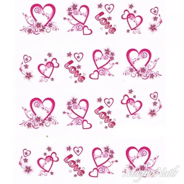 2D Nail Art One Stoke Sticker