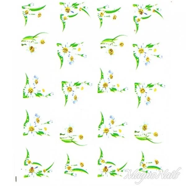 2D Nail Art One Stoke Sticker