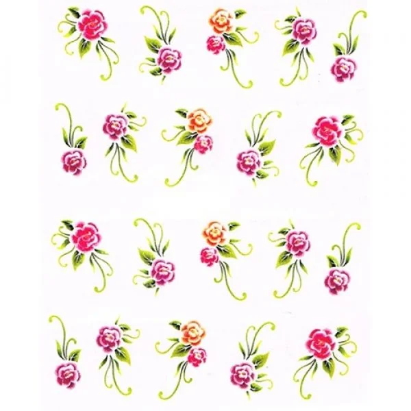 2D Nail Art One Stoke Sticker