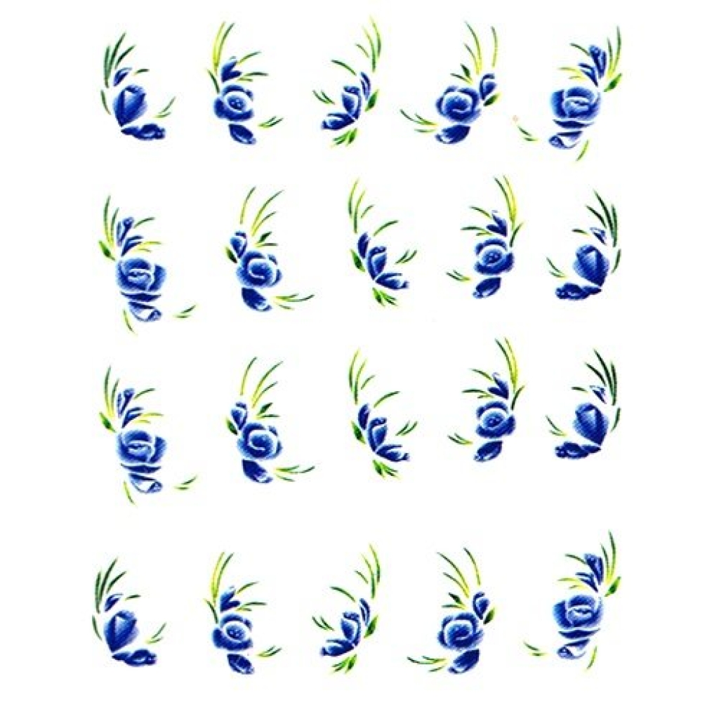 2D Nail Art One Stoke Sticker