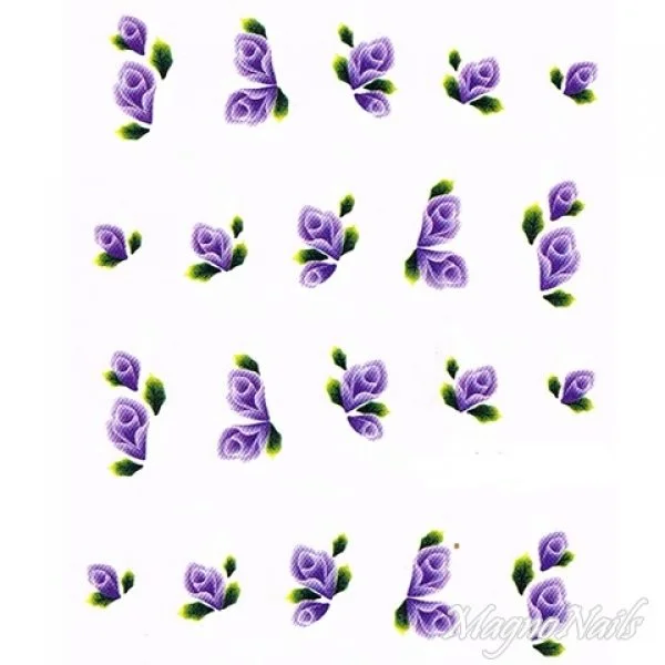 2D Nail Art One Stoke Sticker