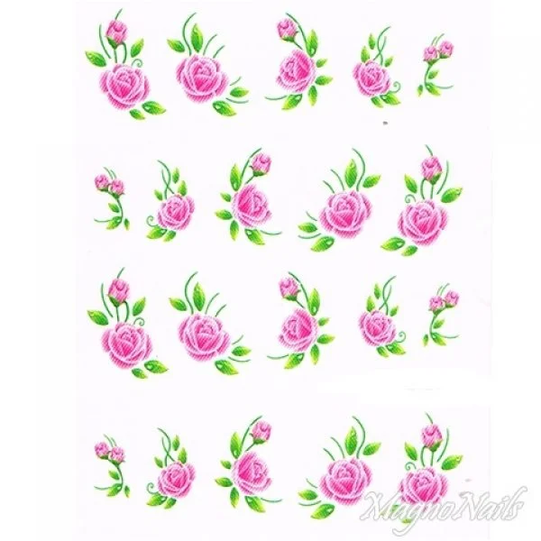 2D Nail Art One Stoke Sticker