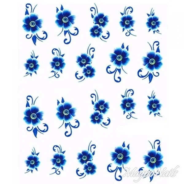 2D Nail Art One Stoke Sticker