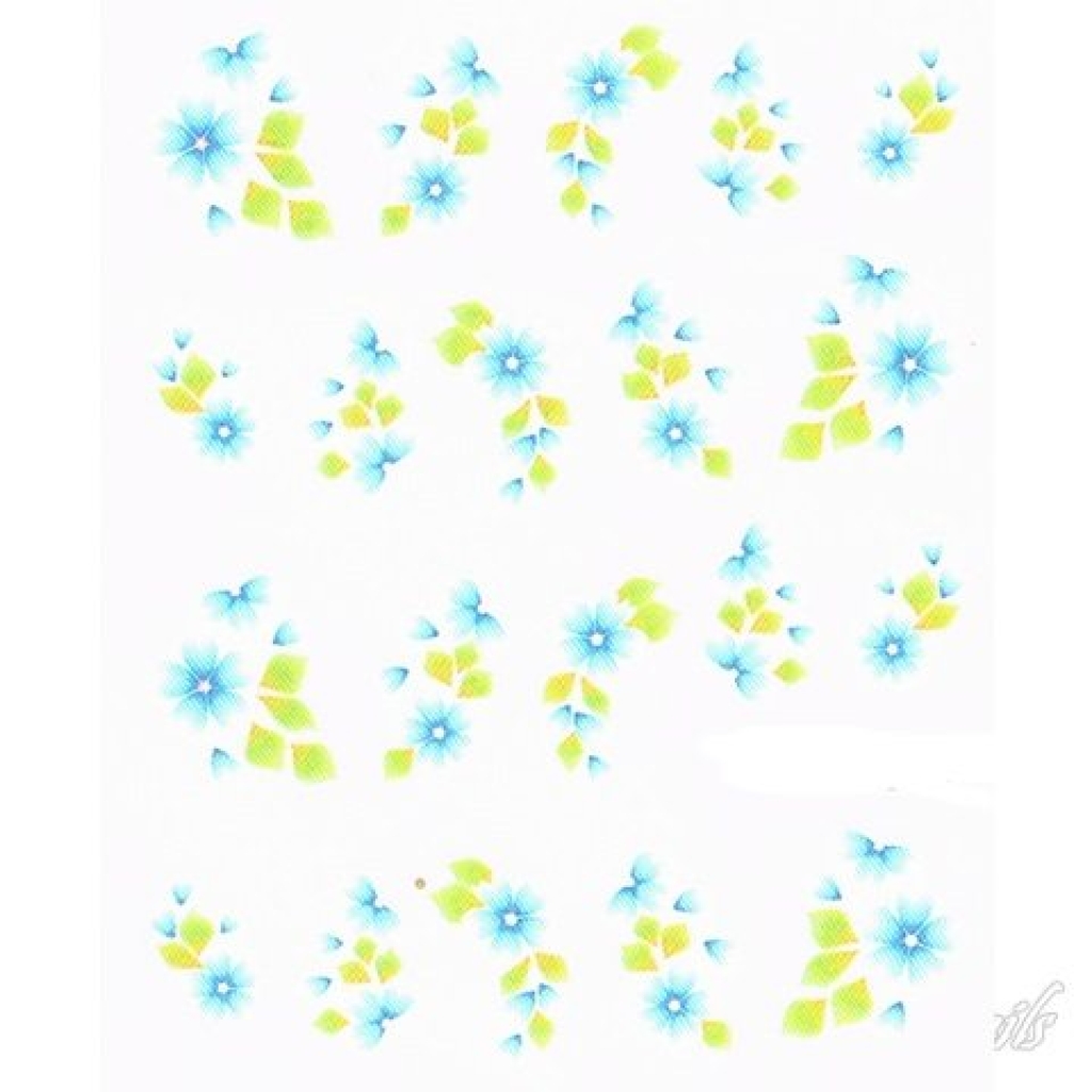 2D Nail Art One Stoke Sticker