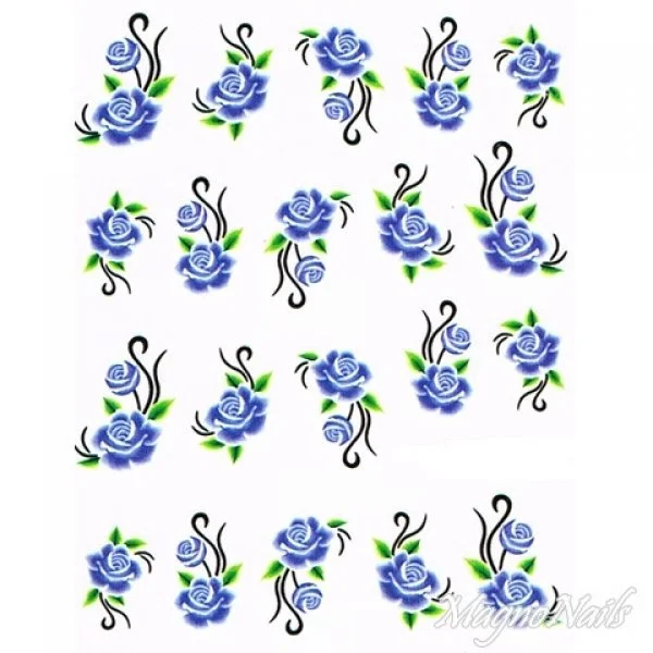 2D Nail Art One Stoke Sticker