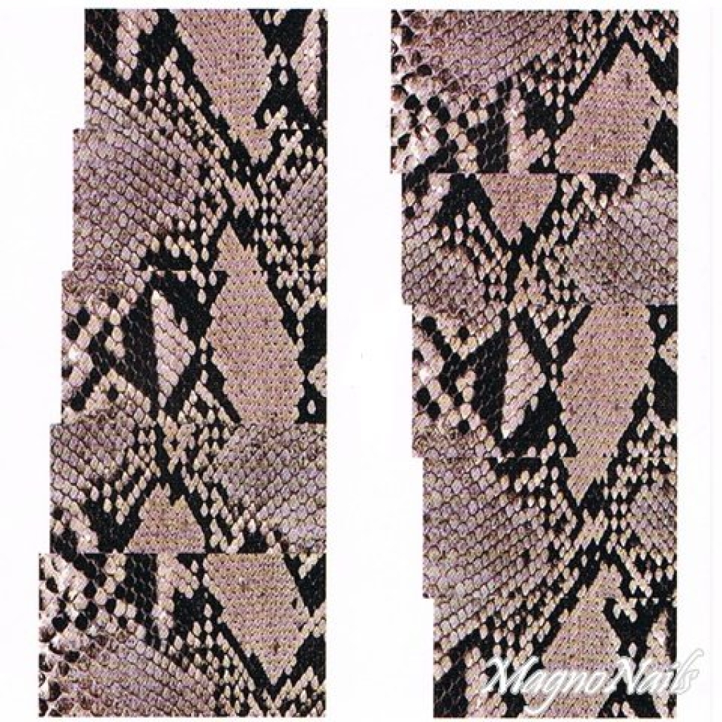 Nail Art Water Sticker - Schlangen Muster