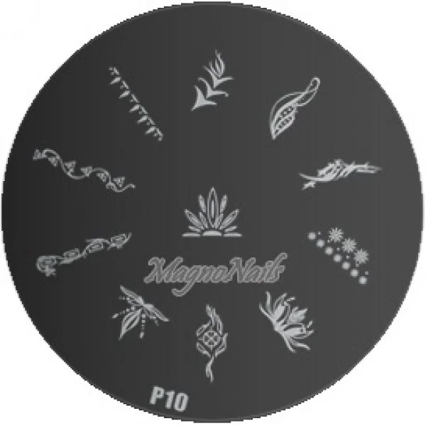 Nail Stamping Schablone P10