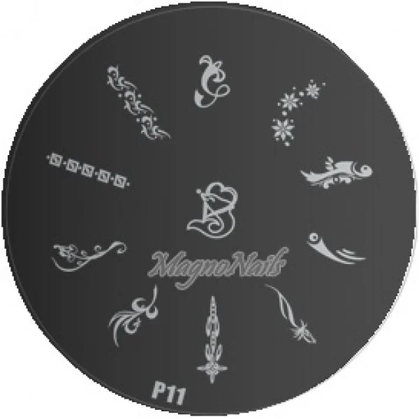 Nail Stamping Schablone P11