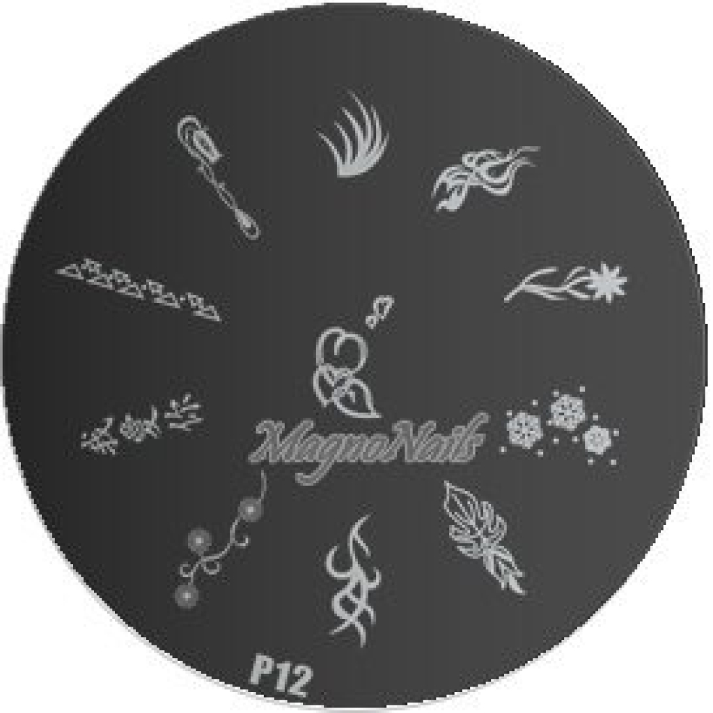 Nail Stamping Schablone P12
