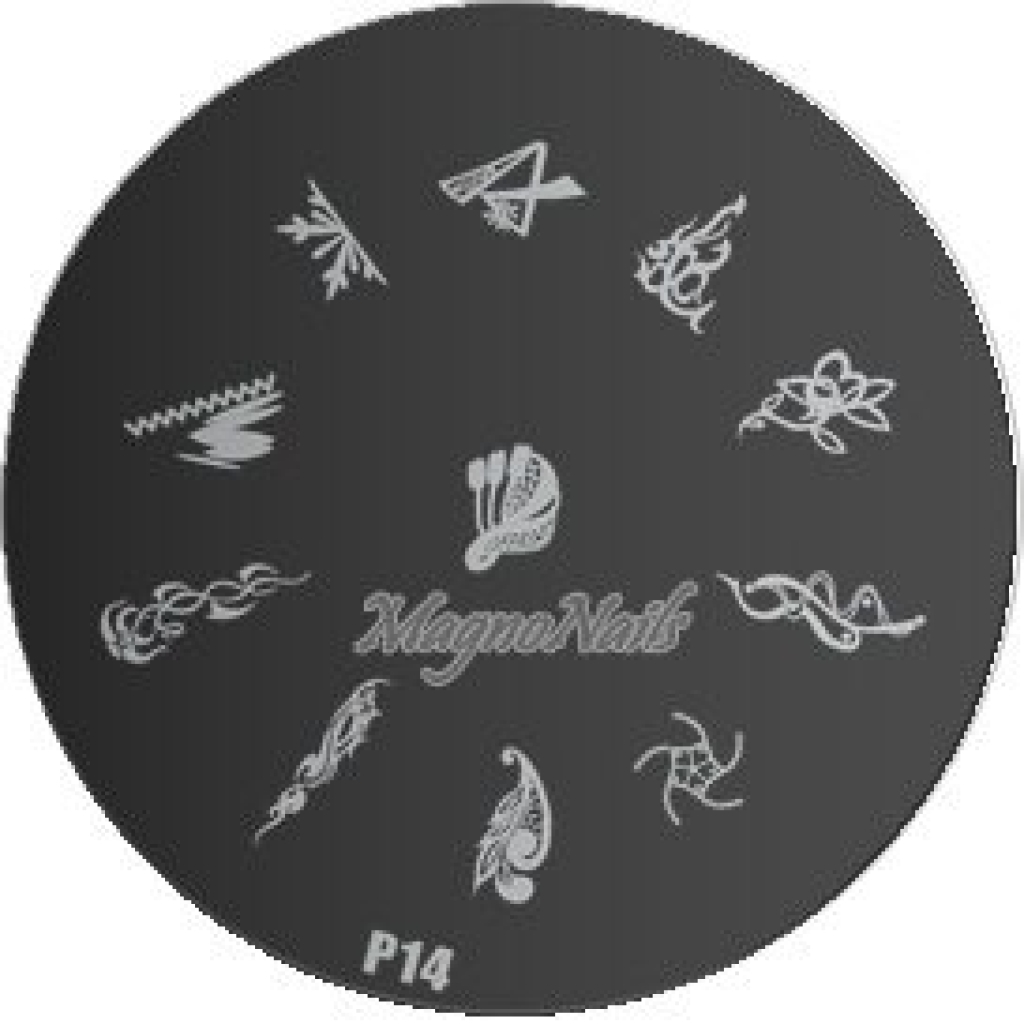 Nail Stamping Schablone P14