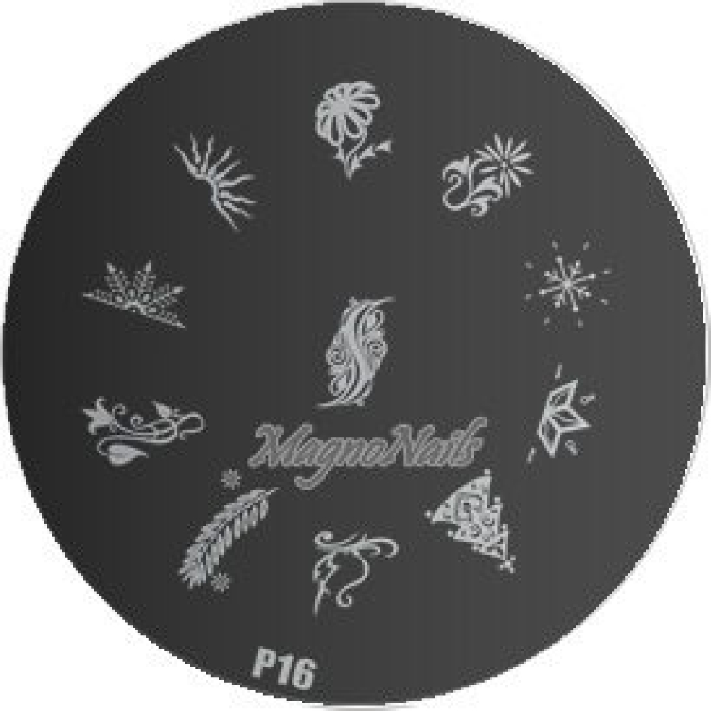 Nail Stamping Schablone P16