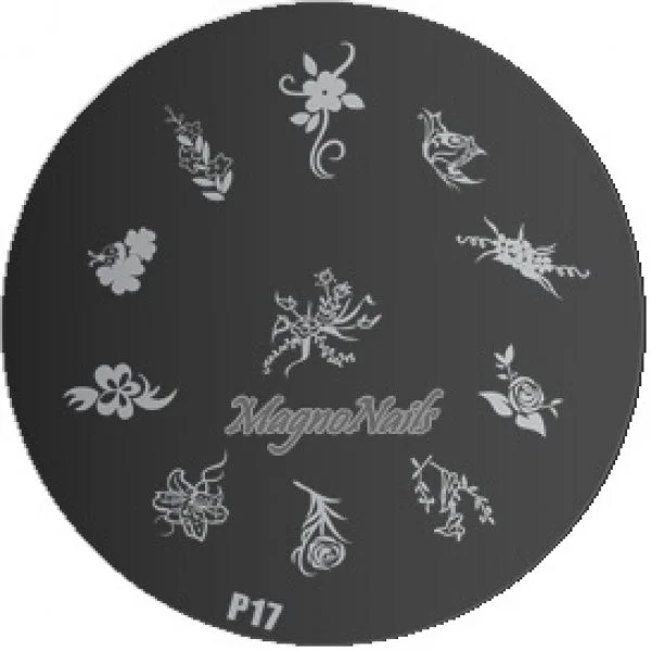 Nail Stamping Schablone P17