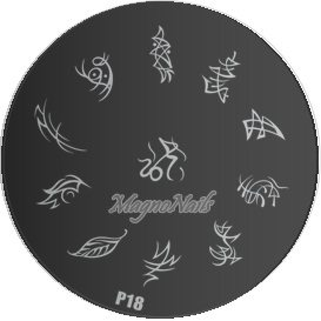 Nail Stamping Schablone P18