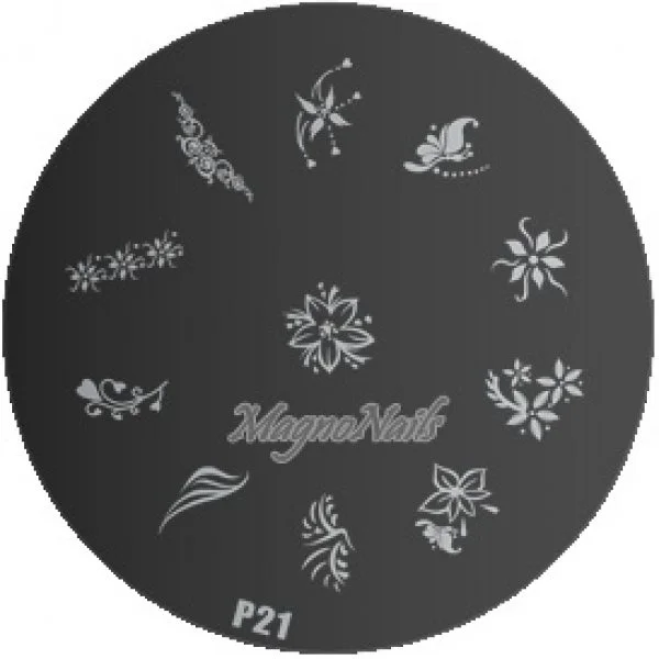 Nail Stamping Schablone P21