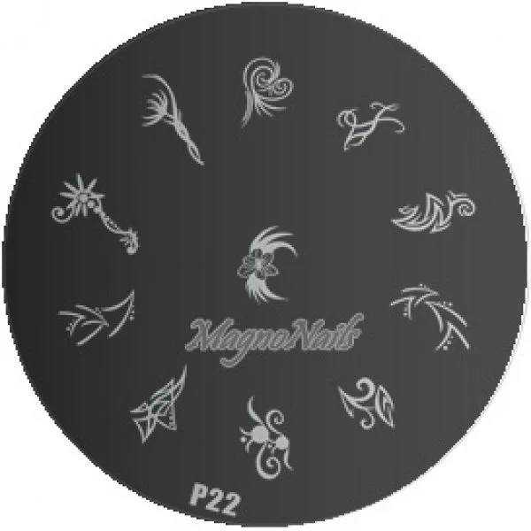 Nail Stamping Schablone P22