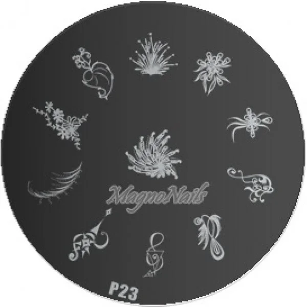 Nail Stamping Schablone P23