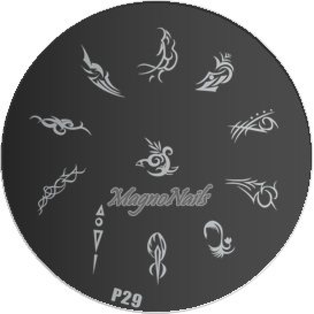 Nail Stamping Schablone P29