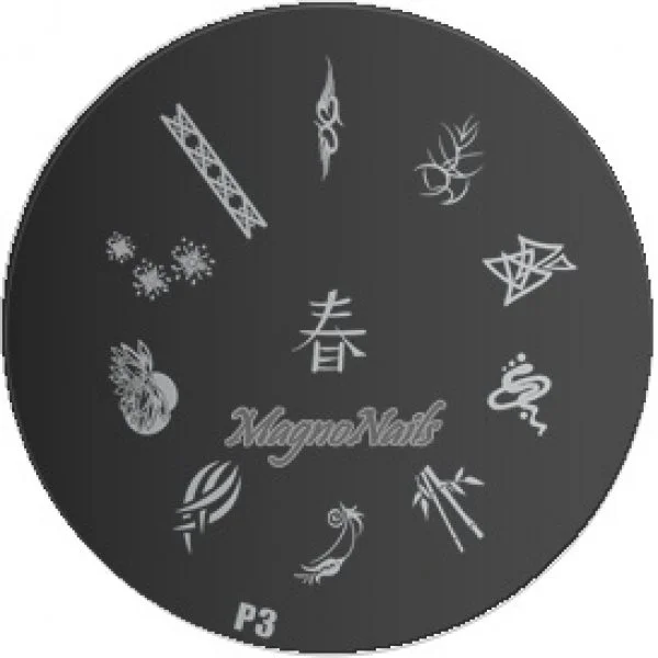 Nail Stamping Schablone P3