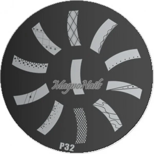 Nail Stamping Schablone P32