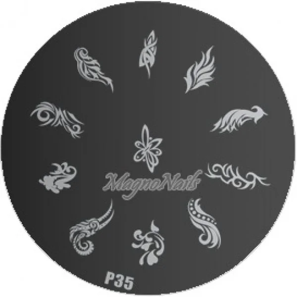 Nail Stamping Schablone P35
