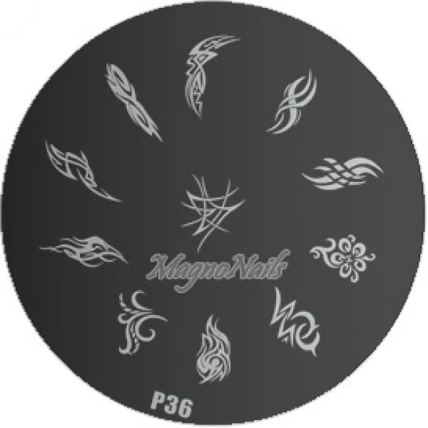 Nail Stamping Schablone P36