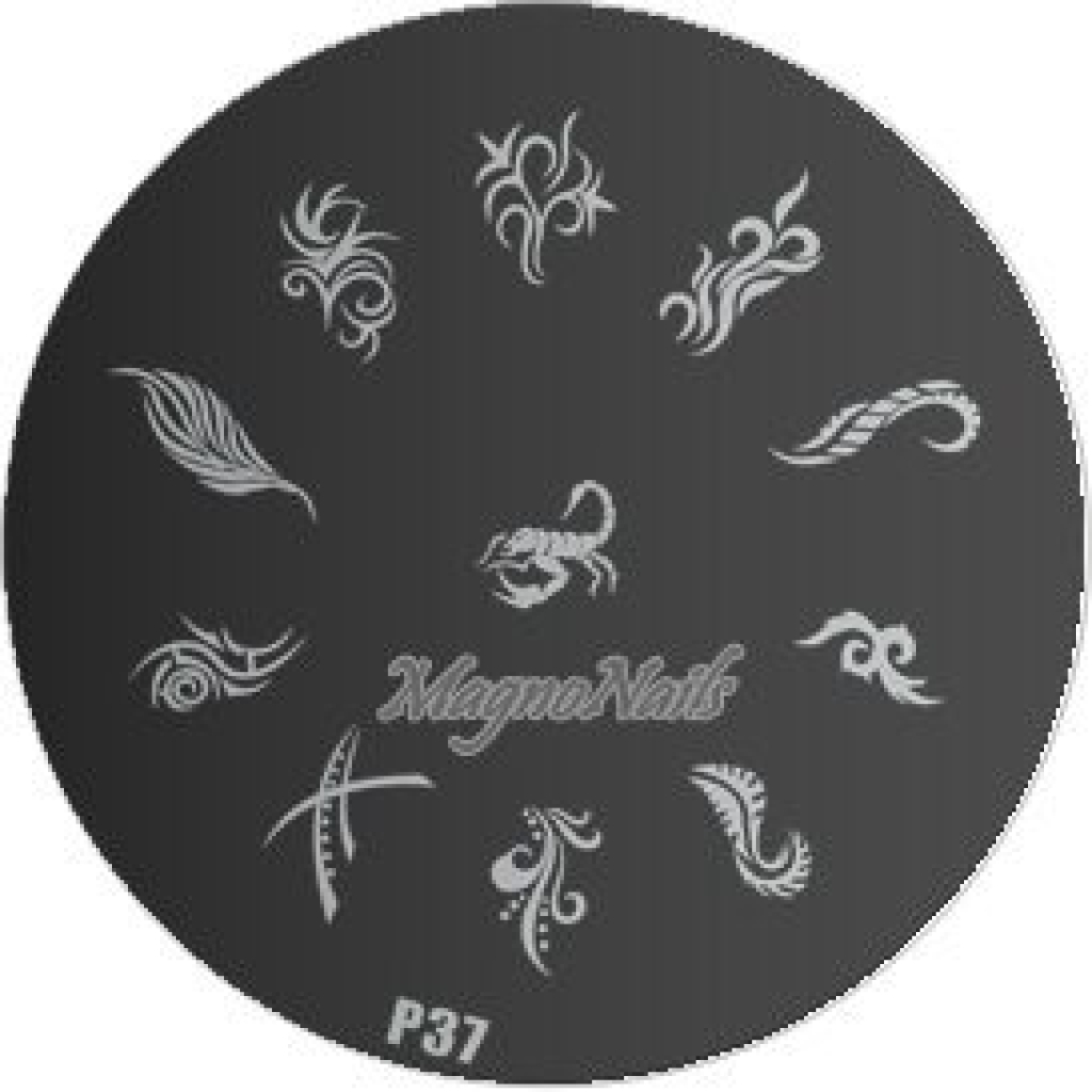 Nail Stamping Schablone P37