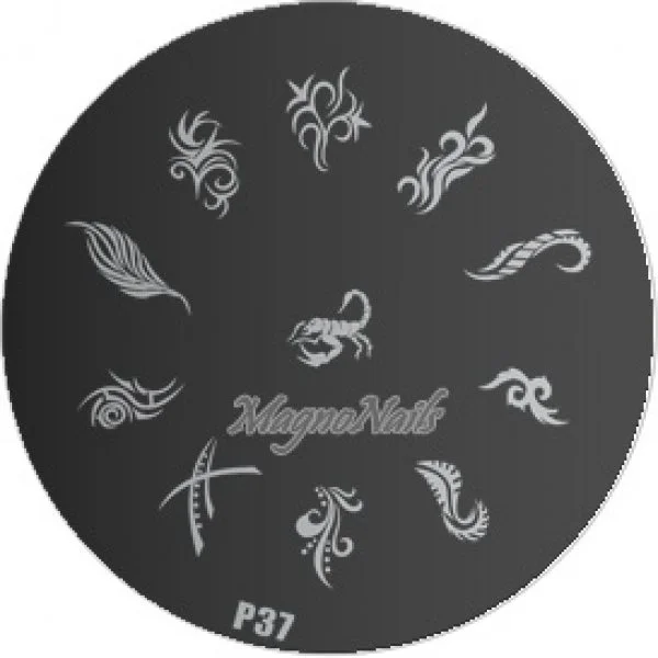Nail Stamping Schablone P37