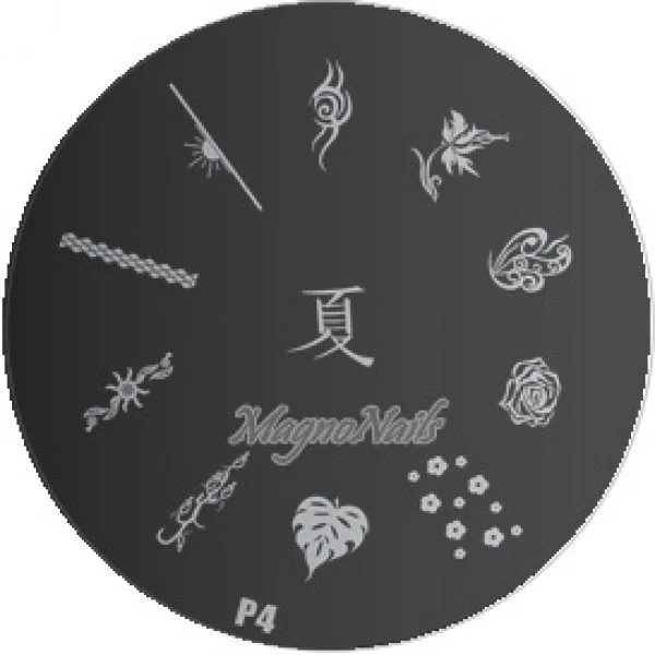 Nail Stamping Schablone P4