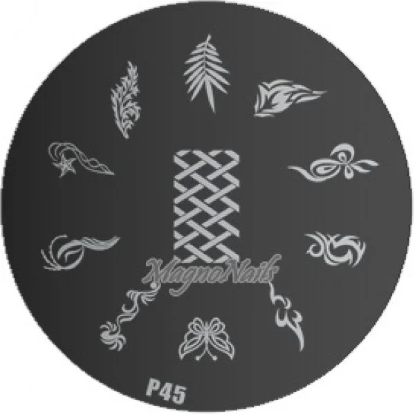 Nail Stamping Schablone P45