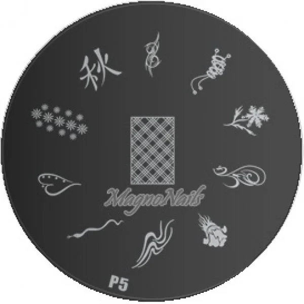Nail Stamping Schablone P5